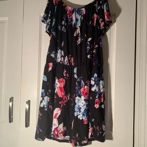 Floral Shorts Romper size medium